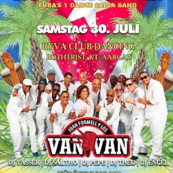 Los Van Van dal vivo al Ryva Club Dancing di Svizzera